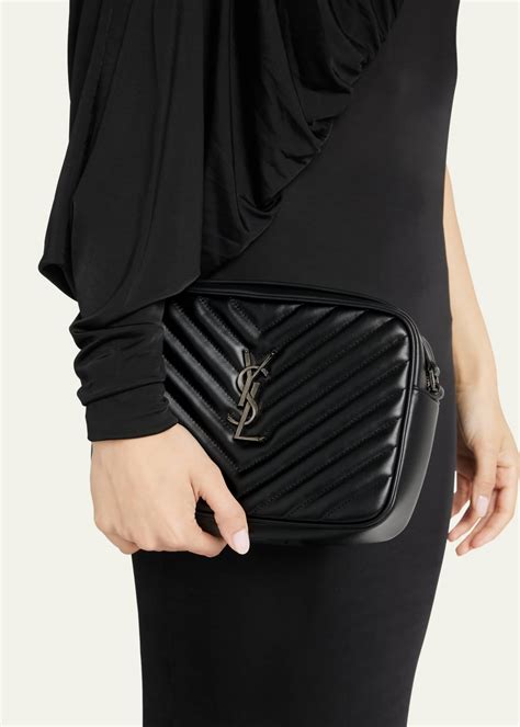 Saint Laurent Lou Medium Ysl Camera Bag With Pocket And Tassel In Quilted Leather Bergdorf Goodman