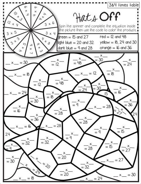 Free Multiplication Color By Number Worksheets Library Worksheets Library