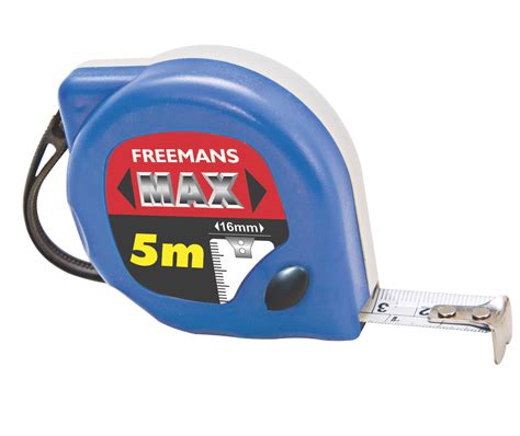 Freemans Max M Mm Steel Pocket Measuring Tape With Back Lock