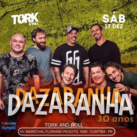 Dazaranha celebra 30 anos de carreira turnê especial no Tork N Roll