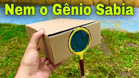 IDÉIA GENIAL olha o que Fiz Usando CAIXA de SAPATO LUPA YouTube