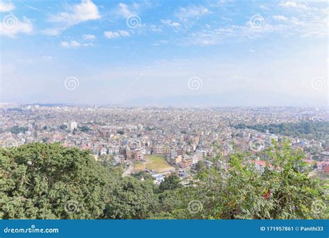 Cityscape of Kathmandu from Swayambhunath Temple Editorial Photo ...