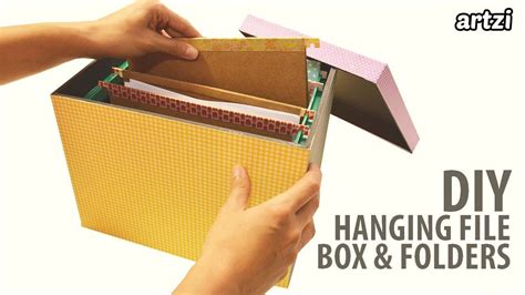 Diy Hanging File Box And Folders Artofit