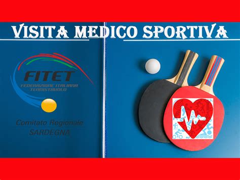 Visita Medico Sportiva Agonistica Modulistica Fitet Sardegna