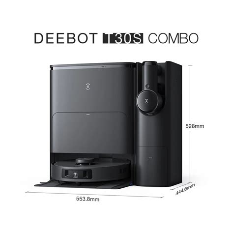 ECOVACS Saugroboter Deebot T30S Combo Complete schwarz Klöpfer