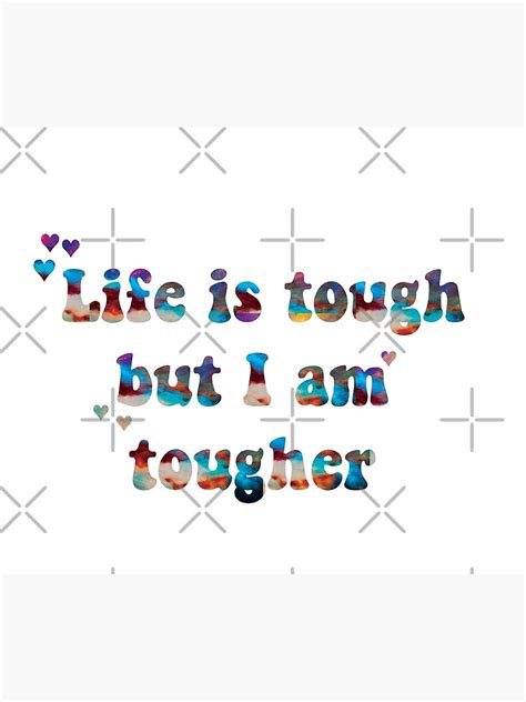 "Life Is Tough / Aesthetic Design / Aesthetic Quotes / Positive Quotes" Poster for Sale by ...