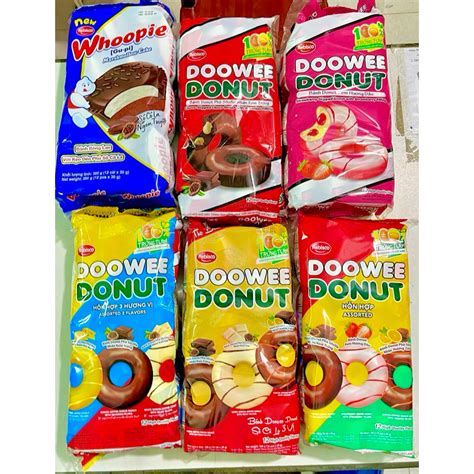 [nguyên Nga Giá Siêu Sỉ][Ăn Vặt Giá Sỉ] 1 Túi 12 Cái Bánh Donut Doowee 29gr Bánh Donut Túi