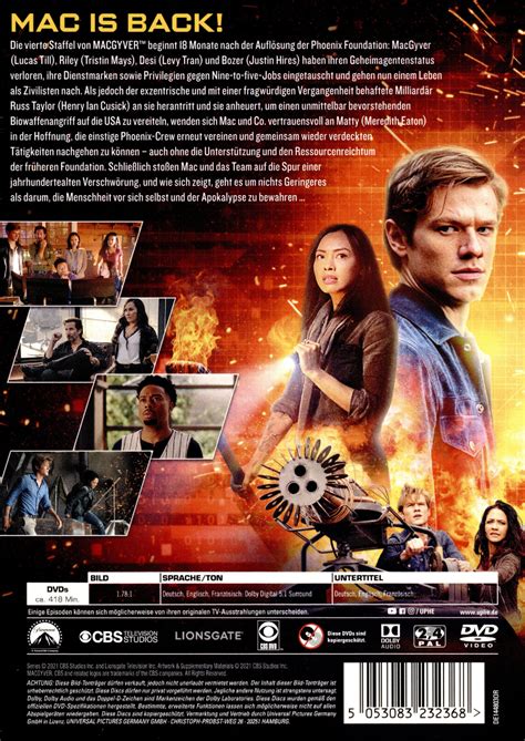 Macgyver Staffel 4 Reboot 3 Dvds Serie Auf Dvd Ausleihen Bei