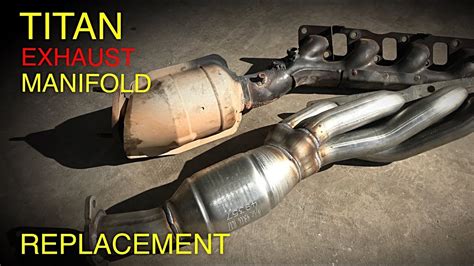 Nissan Titan Exhaust Manifold Header Replacement Youtube