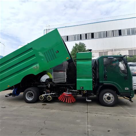 Road Sweeper Truck High Efficiency Road Cleaning Truck Vacuum Sweeper