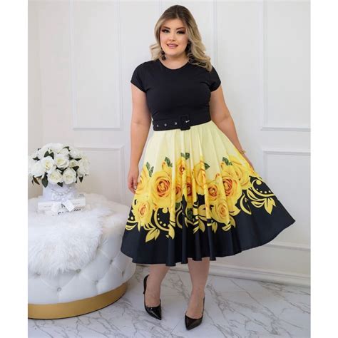 Vestido Midi God Acompanha Cintoestampa Digital P Ao Gg Shopee Brasil