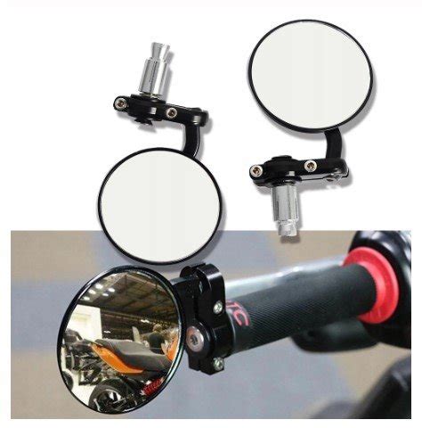 Dolne Okrągłe Lusterka w Kierownicę Motocykl Quad Naked Street Cafe Racer Inna marka