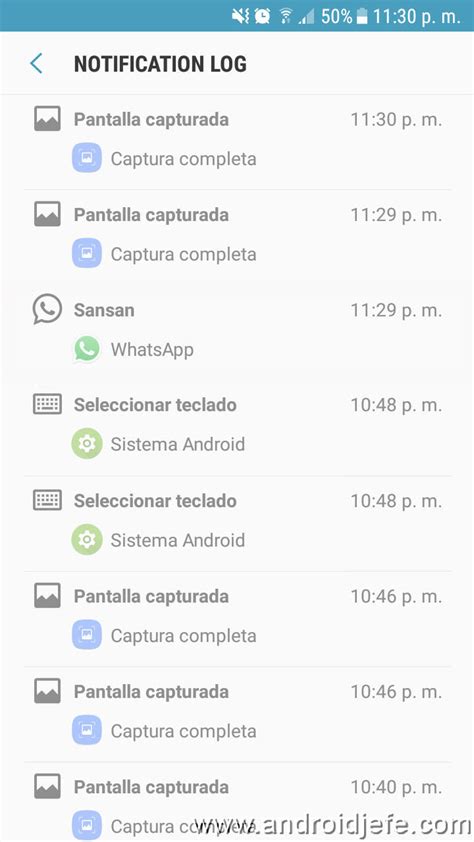 C Mo Ver El Historial De Notificaciones En Android Android Jefe