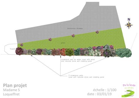 Voici Le Plan Projet De Laménagement Du Talus