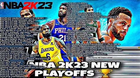 Nba 2k23 Updated Roster Playoffs Direct Install A7 13 No Online Password Offline 🔑🎮 Youtube