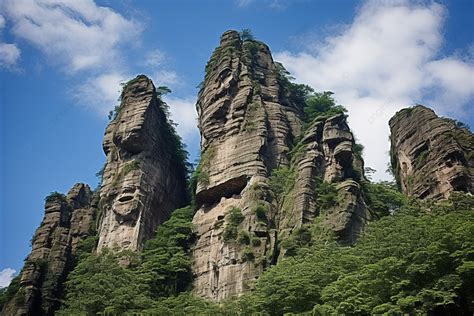 Hanyiping Rock Formation Hangzhou Background High Resolution Tourism