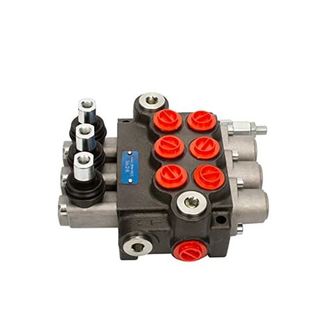 INPANOLS Hydraulic Control Valve With Joystick 3 Spool 11GPM Hydraulic