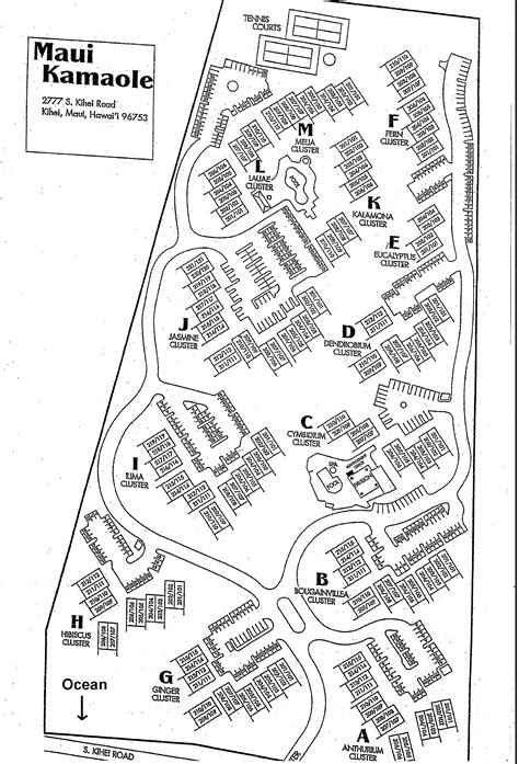 Kamaole Sands Maui Map