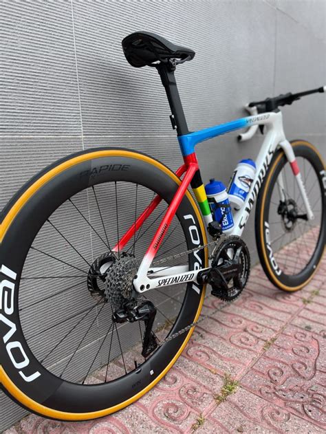 Pro Bike Remco Evenepoels Rainbow Specialized S Works Tarmac SL7 From