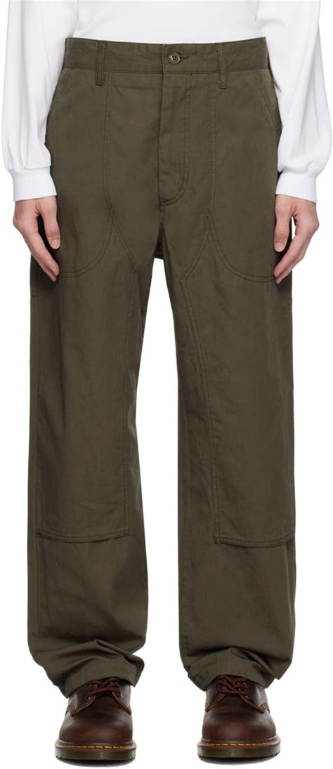 Pantalon D Escalade Vert Engineered Garments En Solde