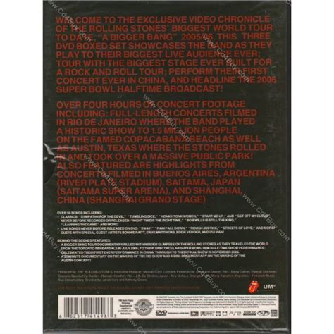 Rolling Stones The Biggest Bang 3 DVD Set