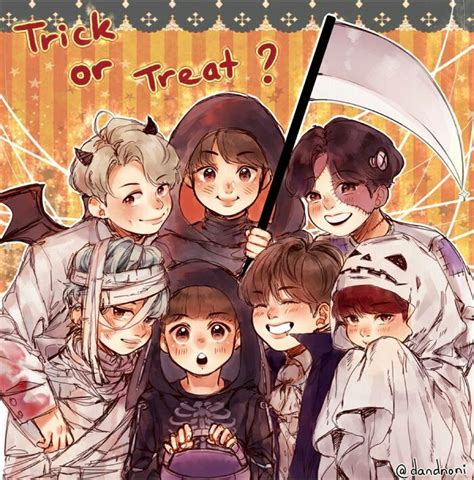 Pin by 筱茜 林 on bts Bts halloween Bts fanart Fan art