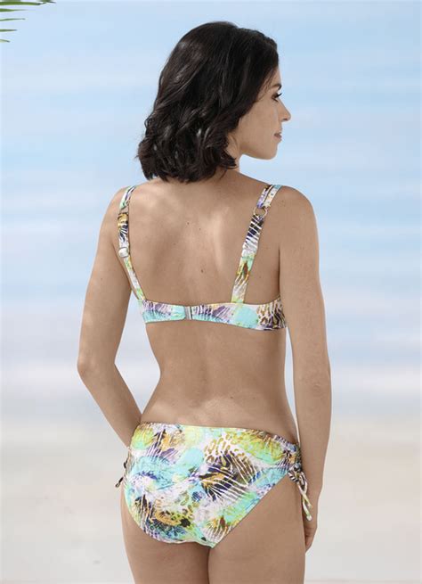 Bikini Mit B Geln Schalenlos Seitlich Raffbar Bade Strandmode