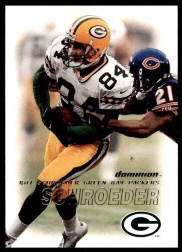 Fleer Dominion Bill Schroeder Green Bay Packers Ebay