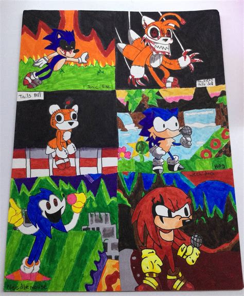 Sonic.Exe FNF drawing by Bean1219 on DeviantArt