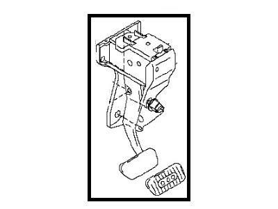 Zn A Genuine Nissan Zn A Pedal Assy Brake W Bracket