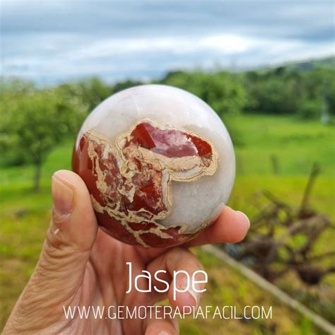 Esfera De Jaspe Rojo Gemoterapia F Cil Tienda De Minerales Online