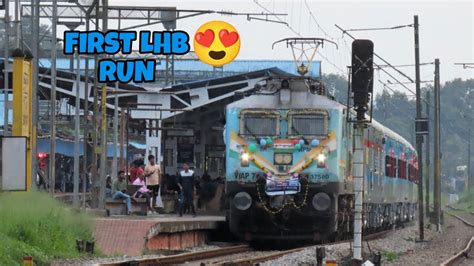 Amazing First Lhb Run Of Thiruvanathapuram Kannur Jan Shatabdi