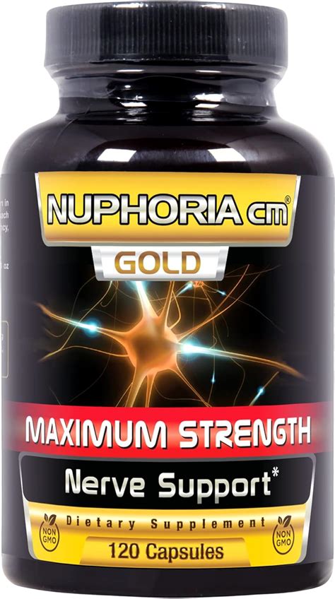 NUPHORIA Cm Gold Nerve Support Formula For Relief With R Alpha