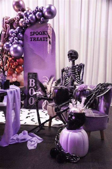 Kara's Party Ideas Spooky Purple Party | Kara's Party Ideas