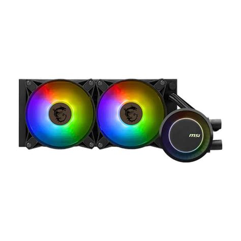 Msi Mag Coreliquid E240 Argb 240mm Cpu Liquid Cooler Black