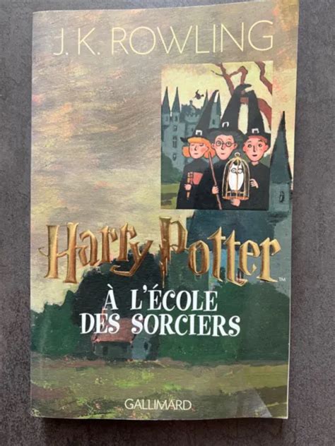 Livre Harry Potter à Lécole Des Sorciers Tome 1 Jk Rowling