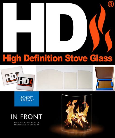 Hunter Herald 8 Stove Glass 1 Door 465 Mm 230 Mm Shaped Stoveglass Direct