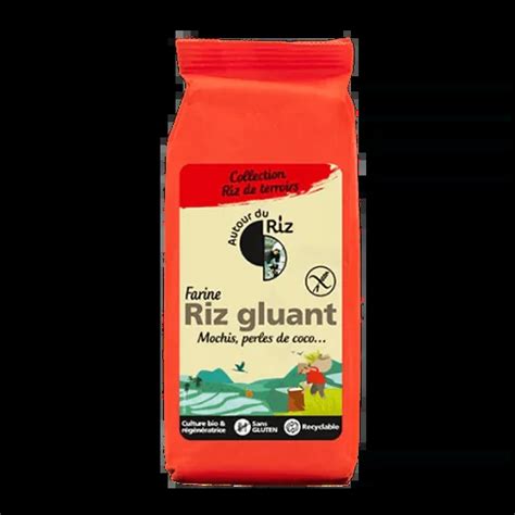 Farine De Riz Gluant 350g Autour Du Riz Kazidomi