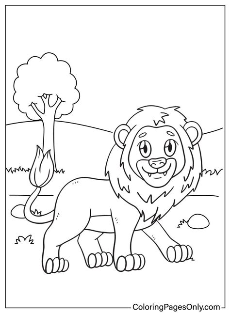 45 Coloriages De Lions ColoringPagesOnly