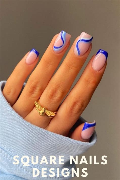 32 Simple Summer Square Acrylic Nails Designs In 2021 Nails Simple