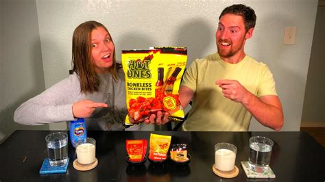 We Tried Hot Ones Boneless Chicken Bites Youtube