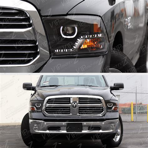 2009 2018 Dodge Ram 1500 2500 3500 High Output Led Black Headlights