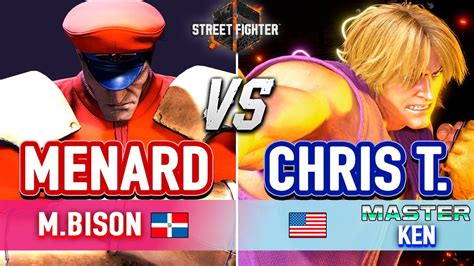 Sf6 🔥 Menard M Bison Vs Chris Tatarian Ken 🔥 Street Fighter 6 High