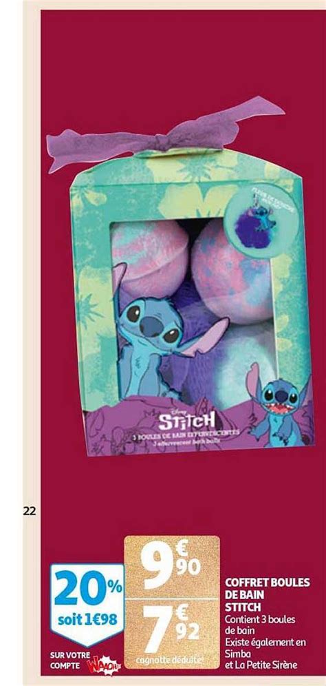 Promo Coffret Boules De Bain Stitch Chez Auchan ICatalogue Fr