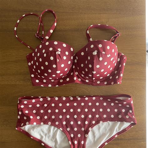 Adore Me Bikini Set Top Is 32D Bottom Is Size Depop