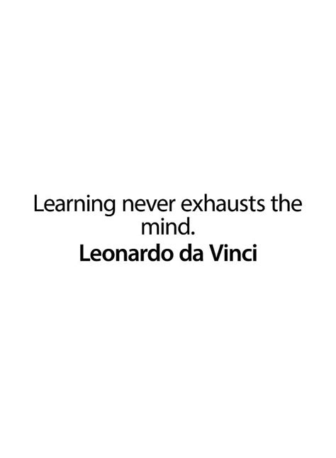 Famous Leonardo da Vinci Painter Quote Best Gift Painting by Powell ...