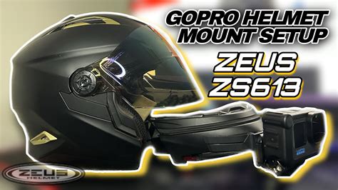 HELMET 2 ALAM UNTUK MOTOVLOG ZEUS 613 GOPRO MOUNT SETUP PADA HELMET