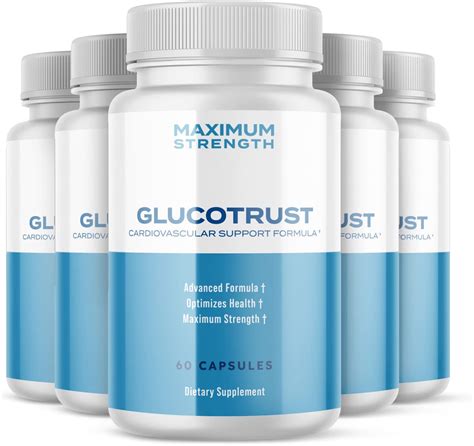 Amazon 5 Pack Glucotrust Glucotrust Capsules Gluco Trust