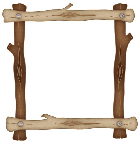 Log Frame Clipart