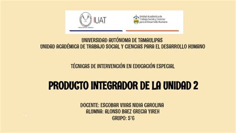 PRODUCTO INTEGRADOR UNIDAD 2